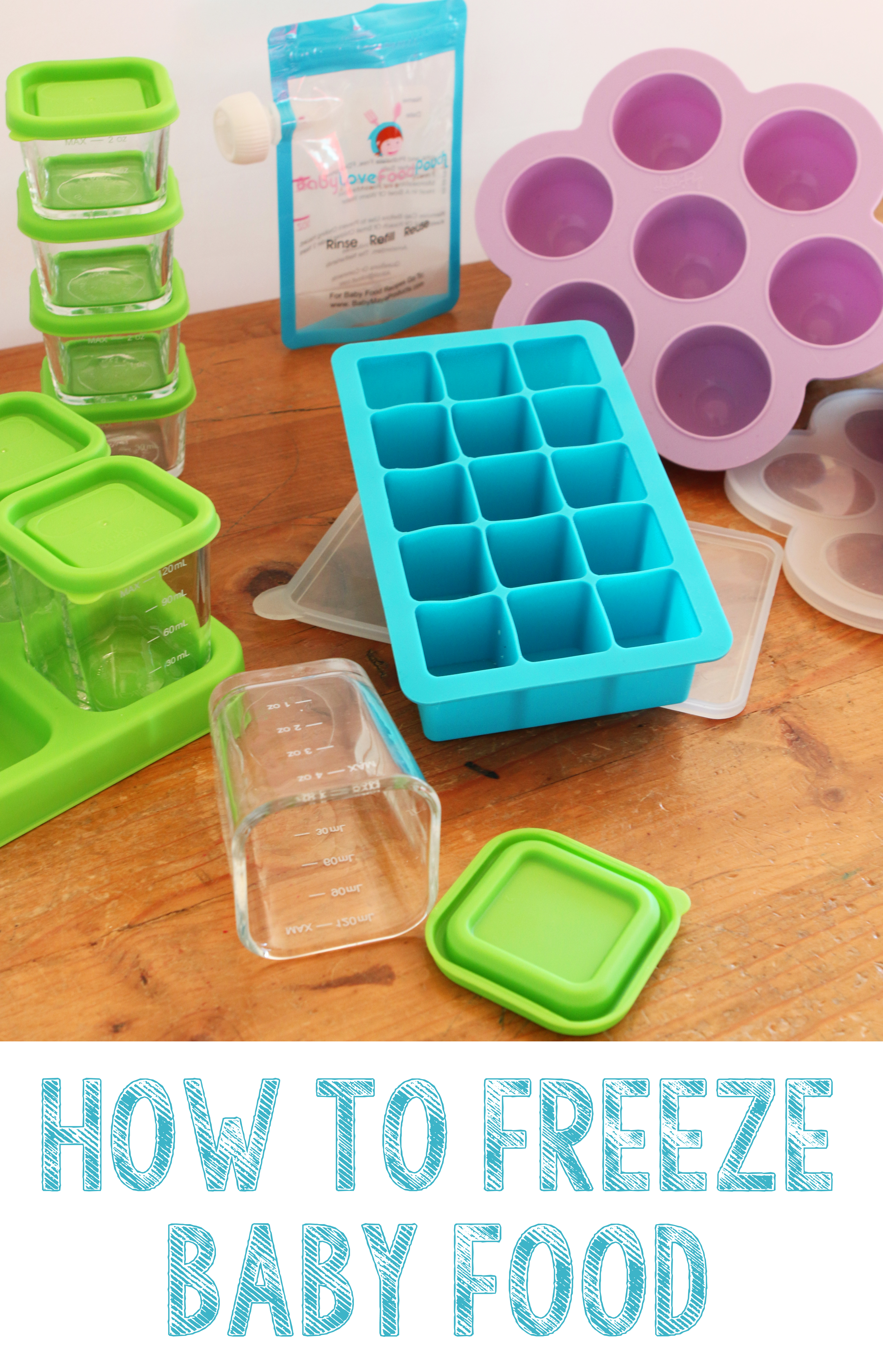 Baby Food Freezer Tray - Clear