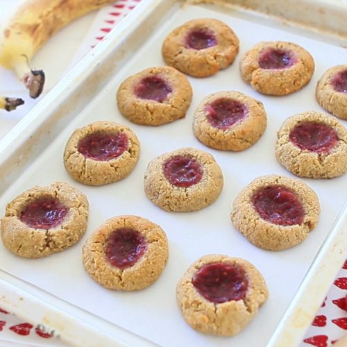 Almond Raspberry Cookies - Vegan and GF | Buona Pappa